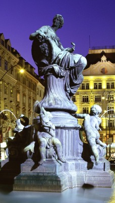 Donnerbrunnen Fountain, Vienna, Austria