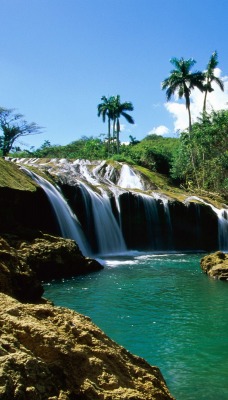 El Nicho Falls, Sierra de Trinidad, Cuba