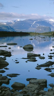 Laitaure Lake, Sarek National Park, Sweden