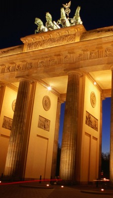 Brandenburg Gate at Dusk, Berlin, Germany