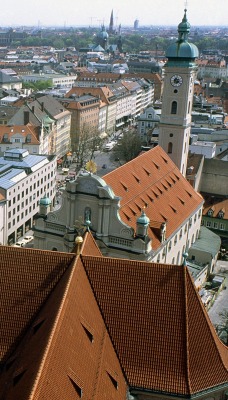 Heiliggeistkirche and Old Town Hall, Munich, Germany