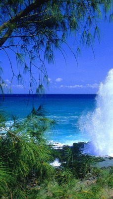 Spouting Horn, Kauai, Hawaii