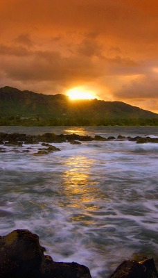 Island Seascape, Kauai, Hawaii