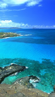 View from Makapuu, Oahu, Hawaii