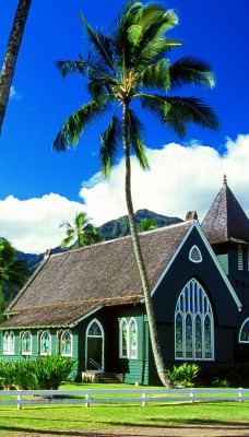 Waioli Huiia Church, Hanalei, Kauai, Hawaii