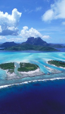 Reefs of Bora Bora, French Polynesia