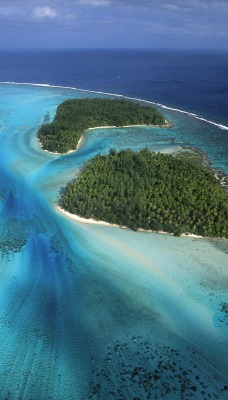 Fluidity, Moorea Island From Above, French Polynesia