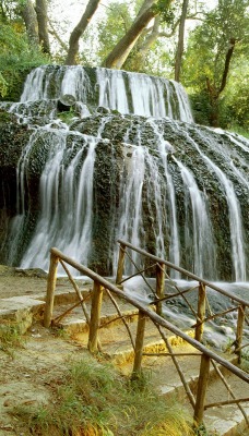 Rolling Waterfall, Monasterio de Piedra, Zaragoza Province, Spain