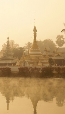 Wat Chong Kham, Mae Hong Son, Golden Triangle, Thailand