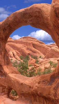 Double O Arch, Arches National Park, Utah