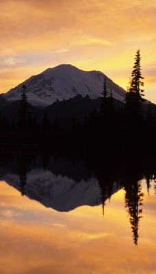 Mount Rainier and Tipsoo Lake, Washington