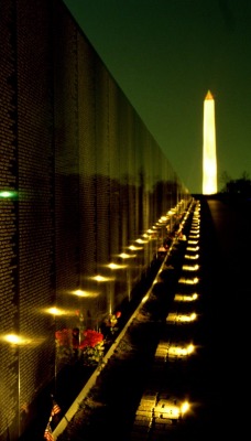 Night View, Vietnam Veterans Memorial