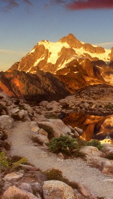 Artist Point at Sunset, Mount Baker Wilderness, Washington