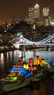 Ночной лондонский мост