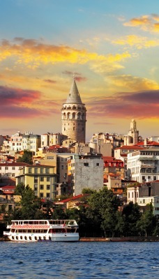 страны архитектура природа небо облака Стамбул