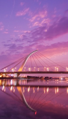 страны архитектура ночь мост