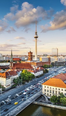 страны архитектура горизонт Берлин