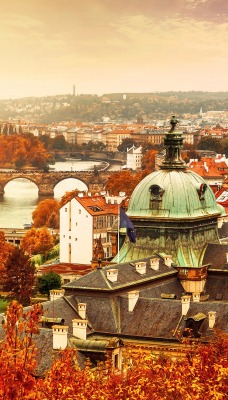 Прага осень
