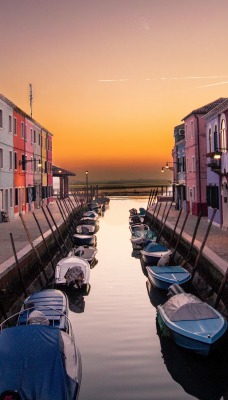 венеция лодки улица канал