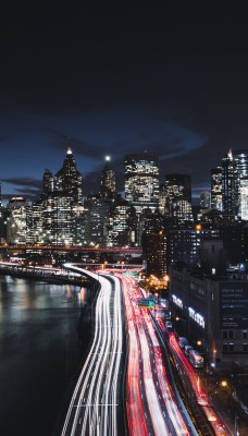 нью-йорк мегаполис ночь