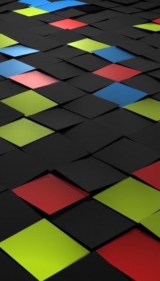Квадраты цветные 3d графика