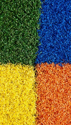 трава искусственная трава разноцветная