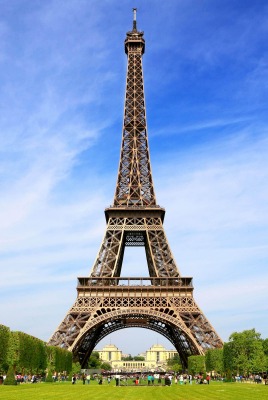 Эйфелева башня париж поля