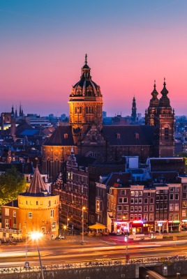 архитектура город страны Базилика Святого Николая Амстердам