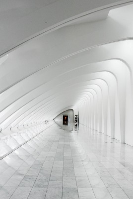 здание интерьер коридор белый