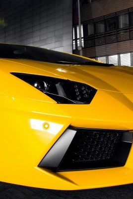 Lamborghini Aventador Желтый