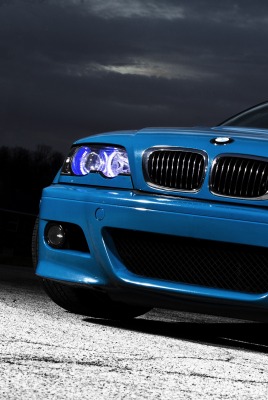 Синий bmw m3 e46