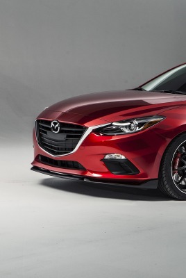 Mazda бордовая