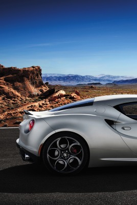 серый автомобиль Alfa Romeo 4C