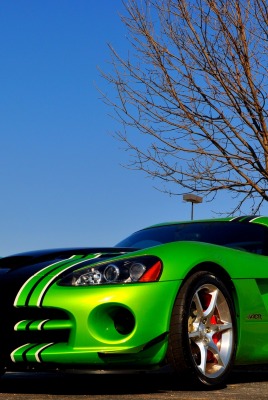 автомобиль зеленый