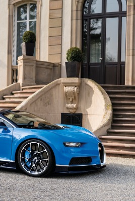 Bugatti Chiron лестница здание