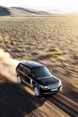 Range rover дорога пыль