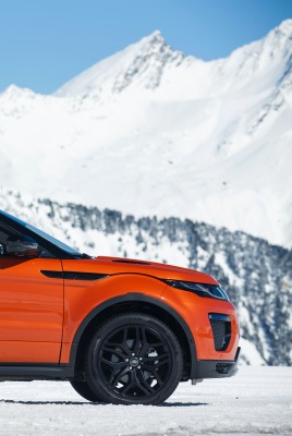 Range Rover кабриолет горы снег