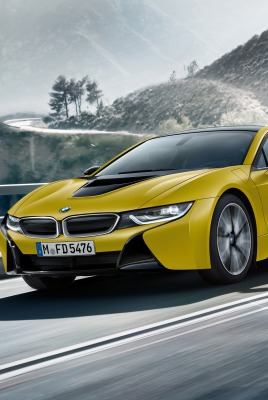 BMW i8 горы дорога