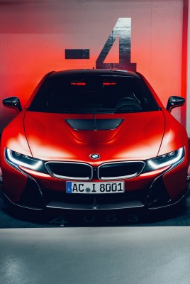 BMW i8 купе парковка