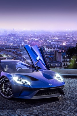 Ford GT крылья брусчатка город