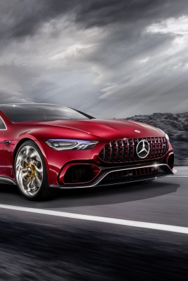 Mercedes-AMG GT Concept дорога мрак