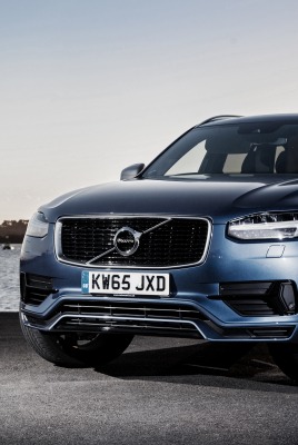 Volvo XC90 озеро дорога