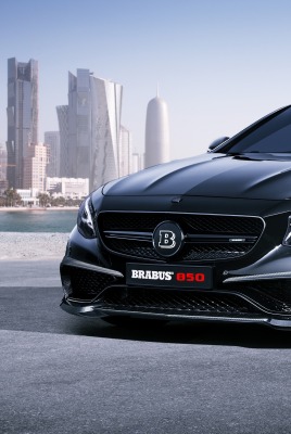 brabus 850 суперкар море дорога небоскребы