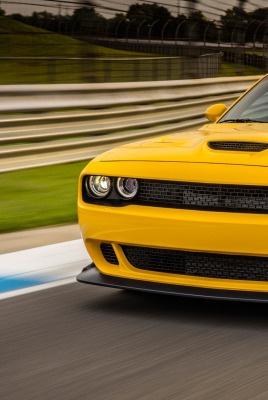 dodge challenger hellcat седан дорога скорость