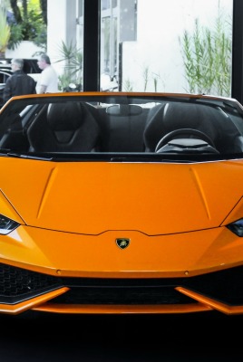 lamborghini huracan спорткар здание