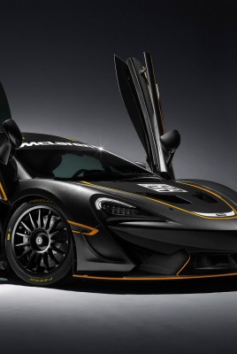 автомобиль mclaren черный