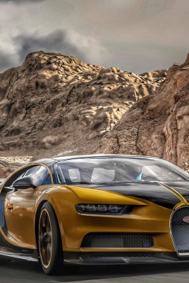 bugatti forza horizon горы дорога хмурость