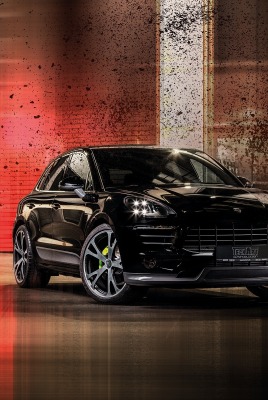 porsche macan черная блики