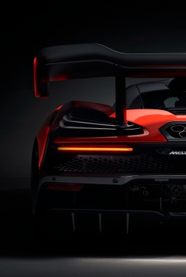 mclaren senna вид сзади тюнинг