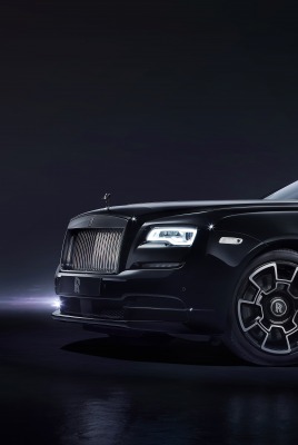 rolls-royce автомобиль черный премиум